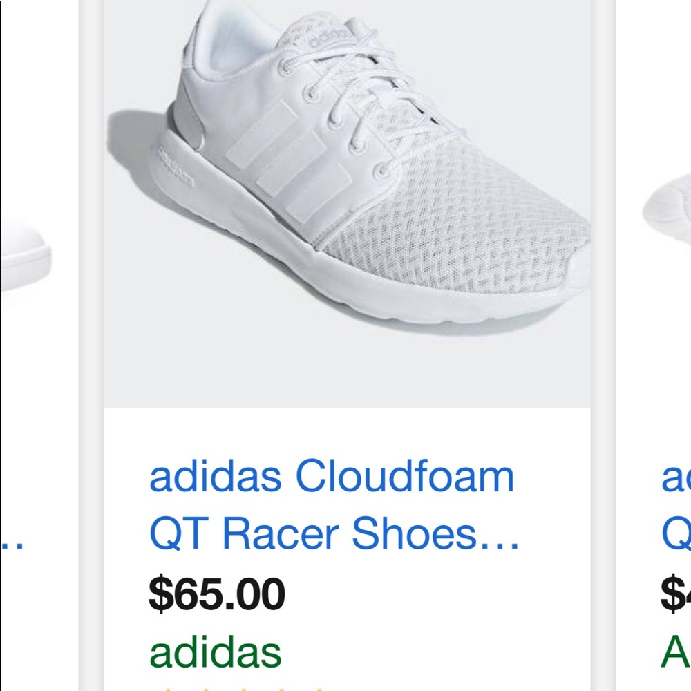 White adidas shoes